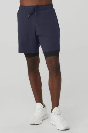 7" Unity 2-In-1 Short - True Navy/Black