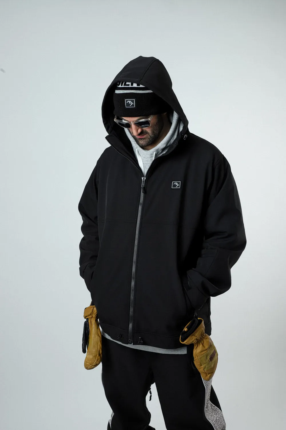 Access Full Zip Jacket - Darkside Black