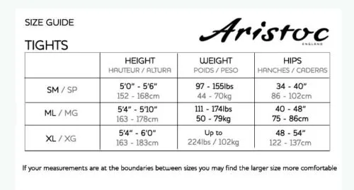 Aristoc Bodytoners Bum, Tum & Thigh Shaping Tights 15 Denier Low Leg