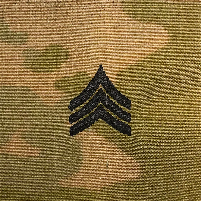 Army Rank Patch - SEW-ON - Chest