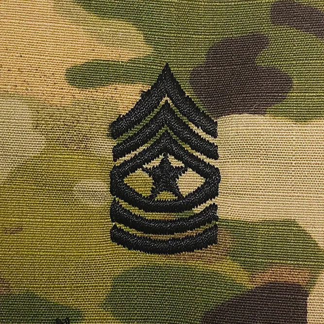 Army Rank Patch - SEW-ON - Chest