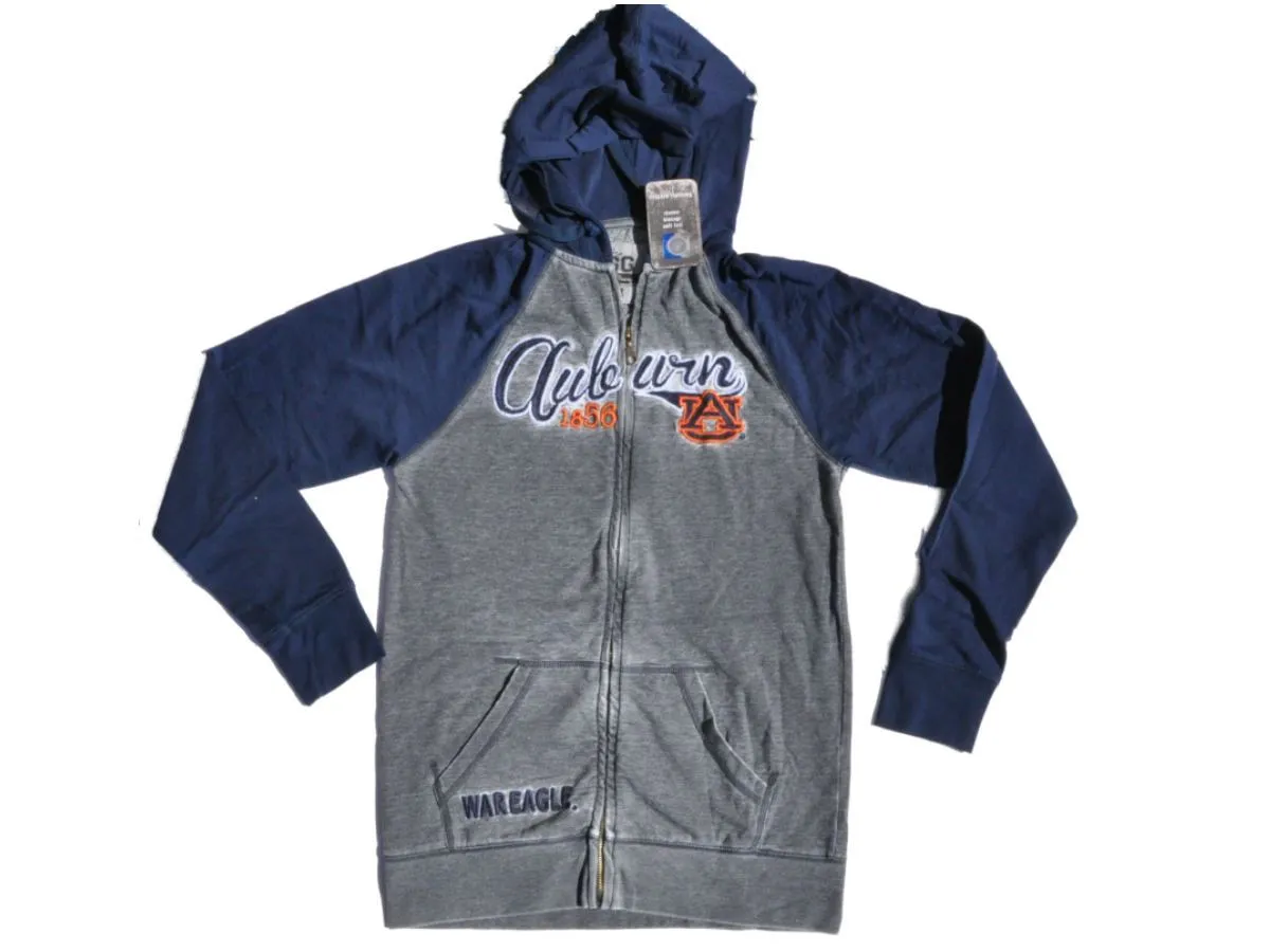 Auburn Tigers Glitter Gear Women Lightweight Full-Zip Soft Fleece Jacket