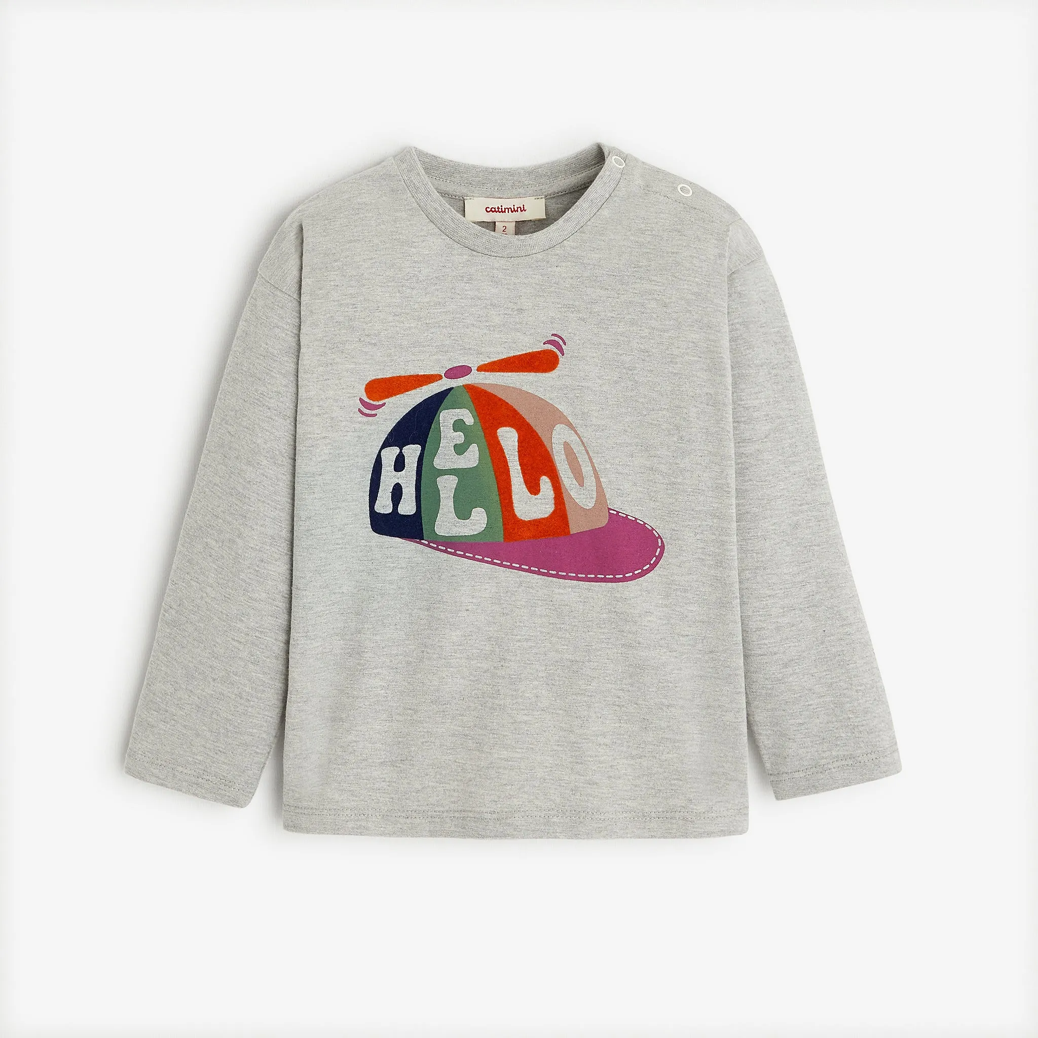 Baby boys' heather grey T-shirt