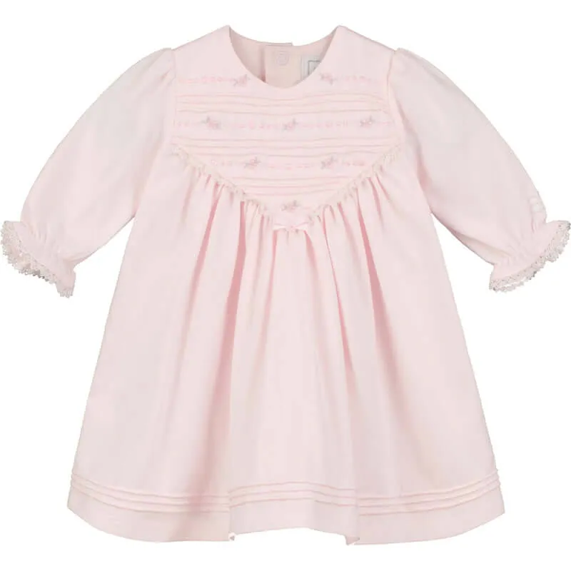 Baby Girls Pink Elsa Dress & Tights