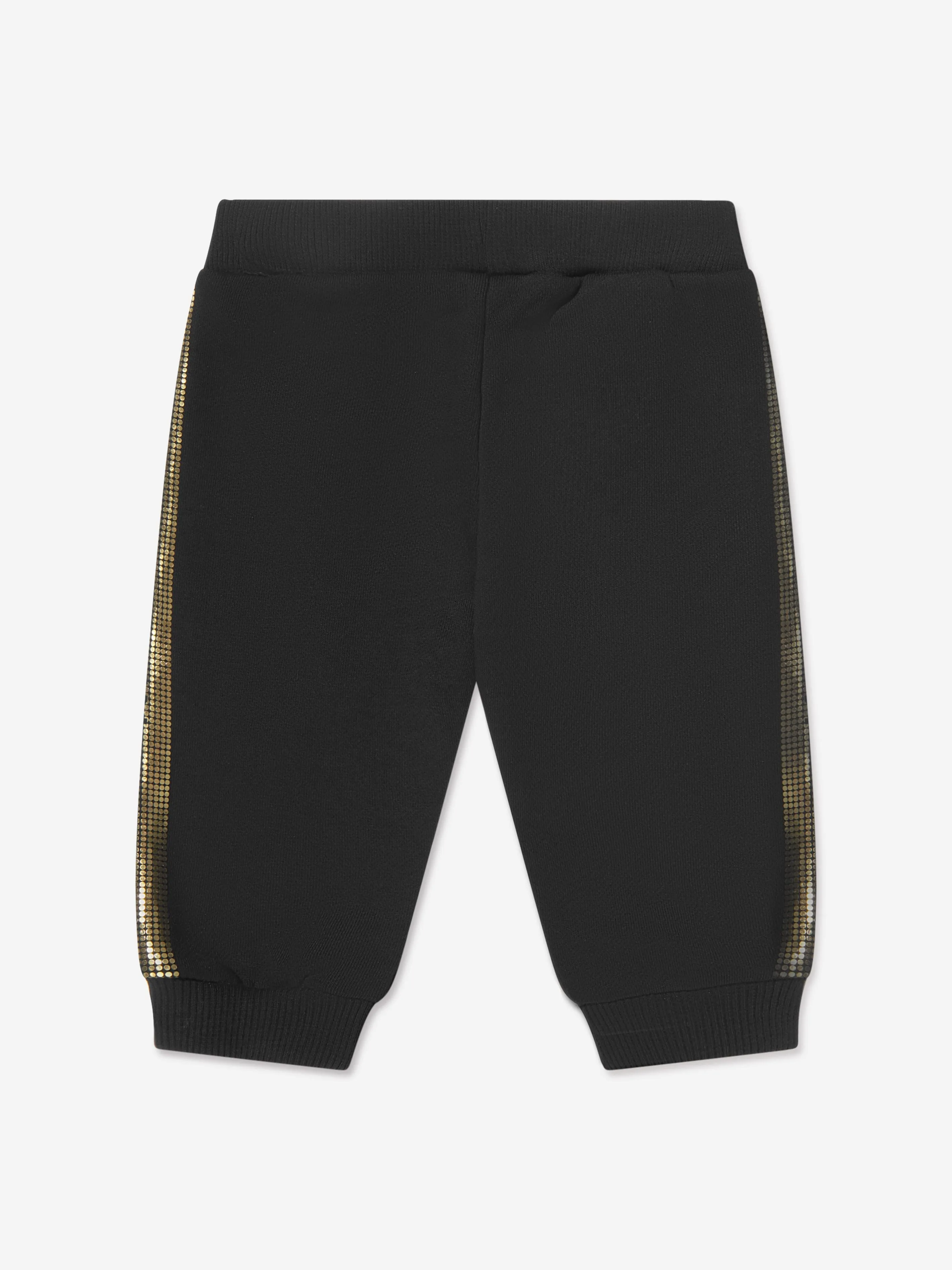 Balmain Baby Boys Logo Joggers in Black