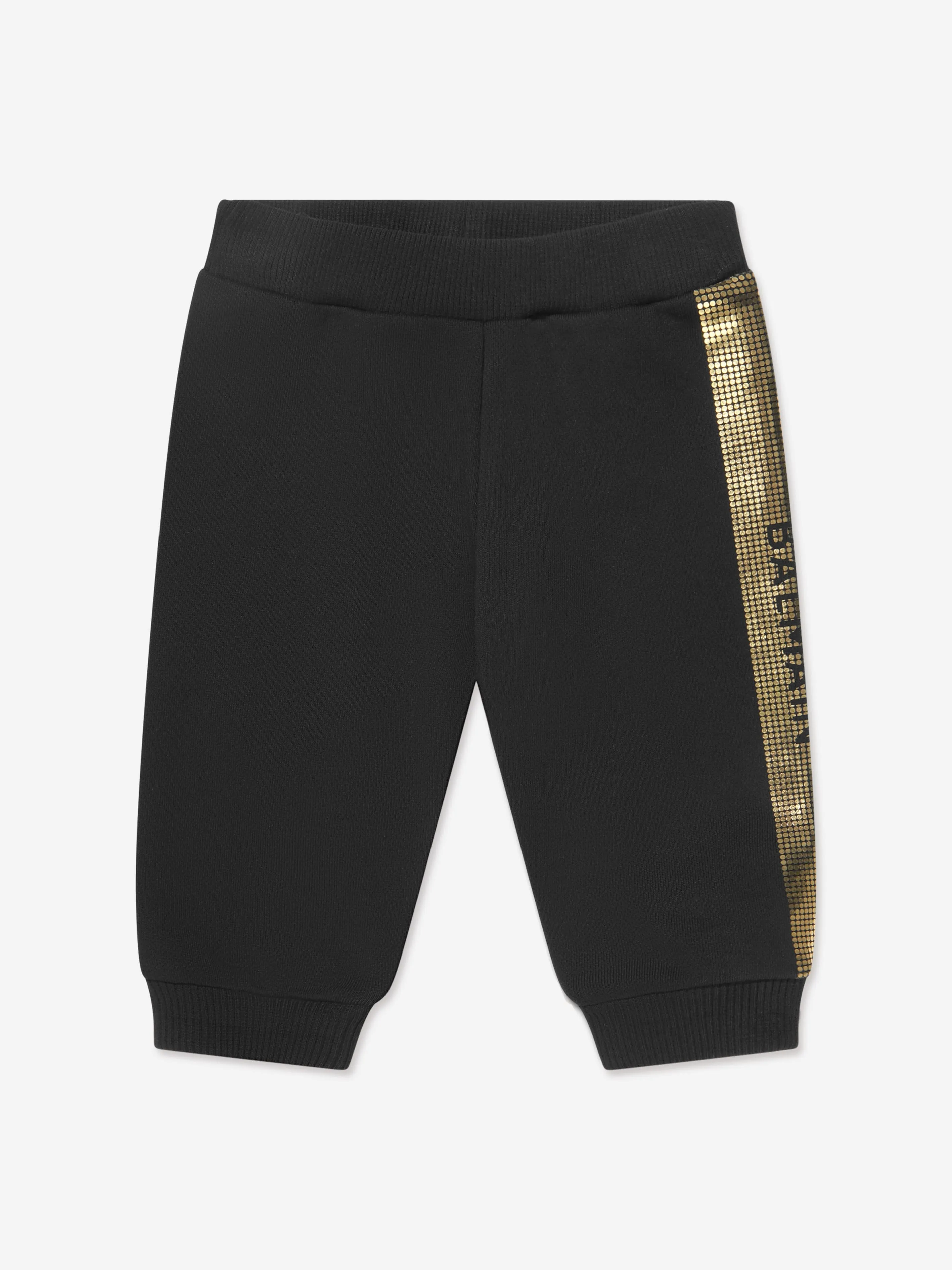 Balmain Baby Boys Logo Joggers in Black