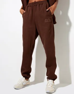 Basta Jogger in Deep Mahogany L'Amour Cherub Label Embro