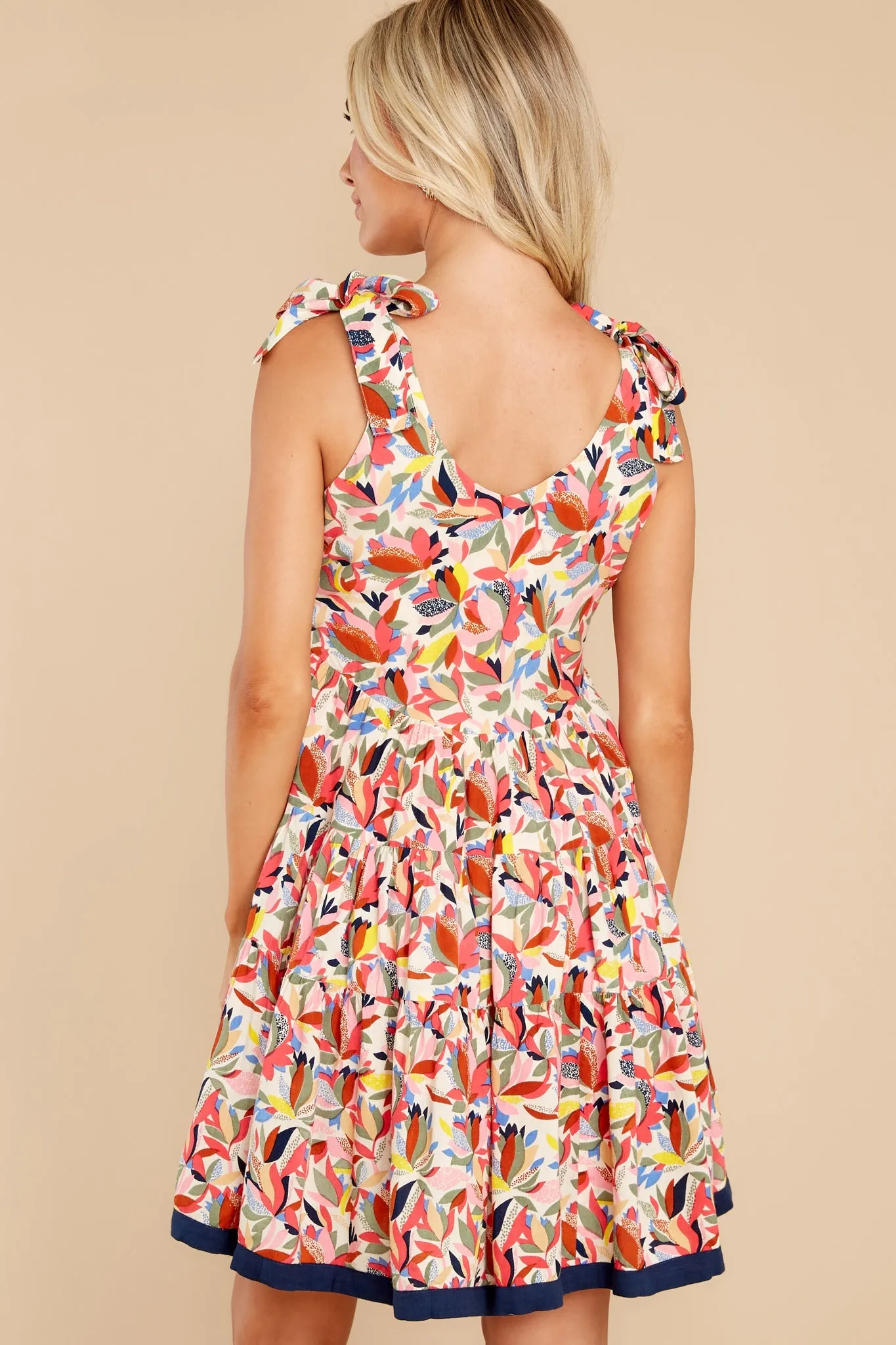 Beat The Heat Pink Multi Print Dress