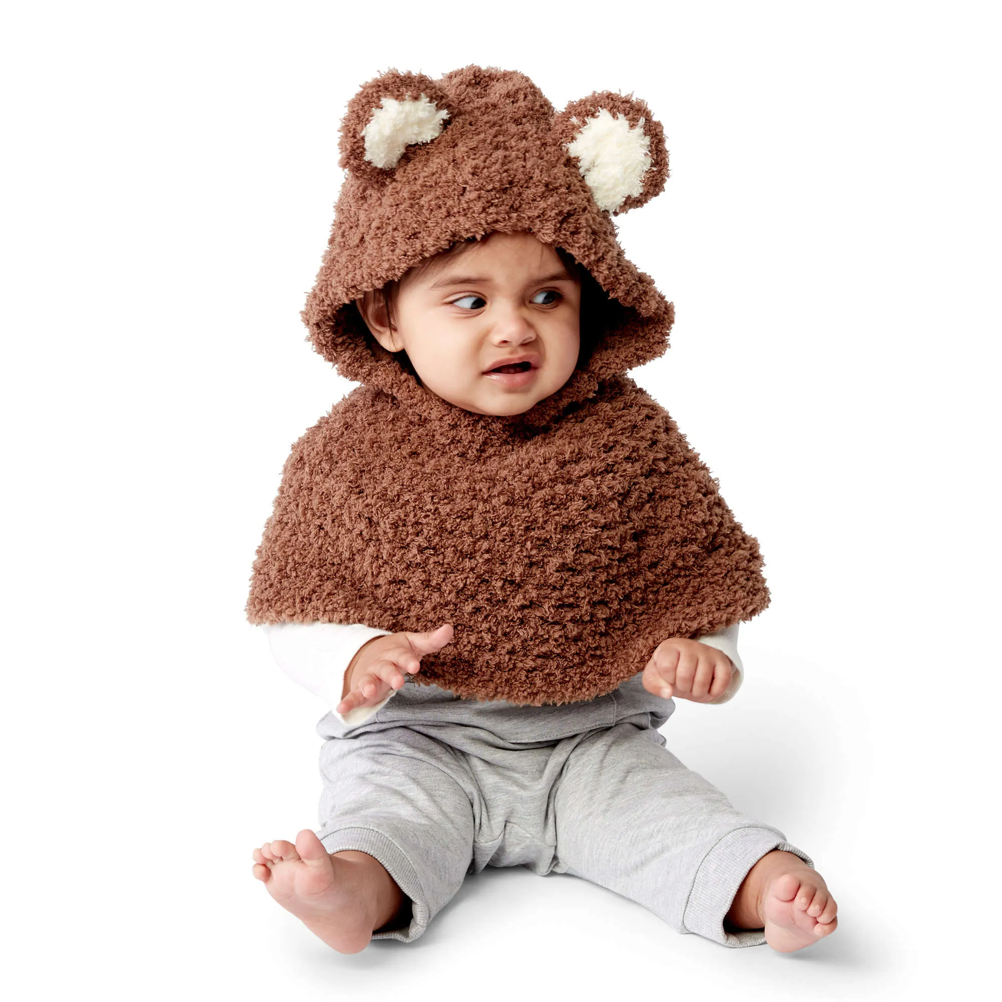 Bernat Crochet Bear Cub Poncho