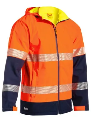 Bisley Taped Two Tone Ripstop softshell Jacket (BJ6934T)