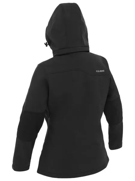 Bisley Women's Flx & Move Hooded Soft Shell Jacket (BJL6570)