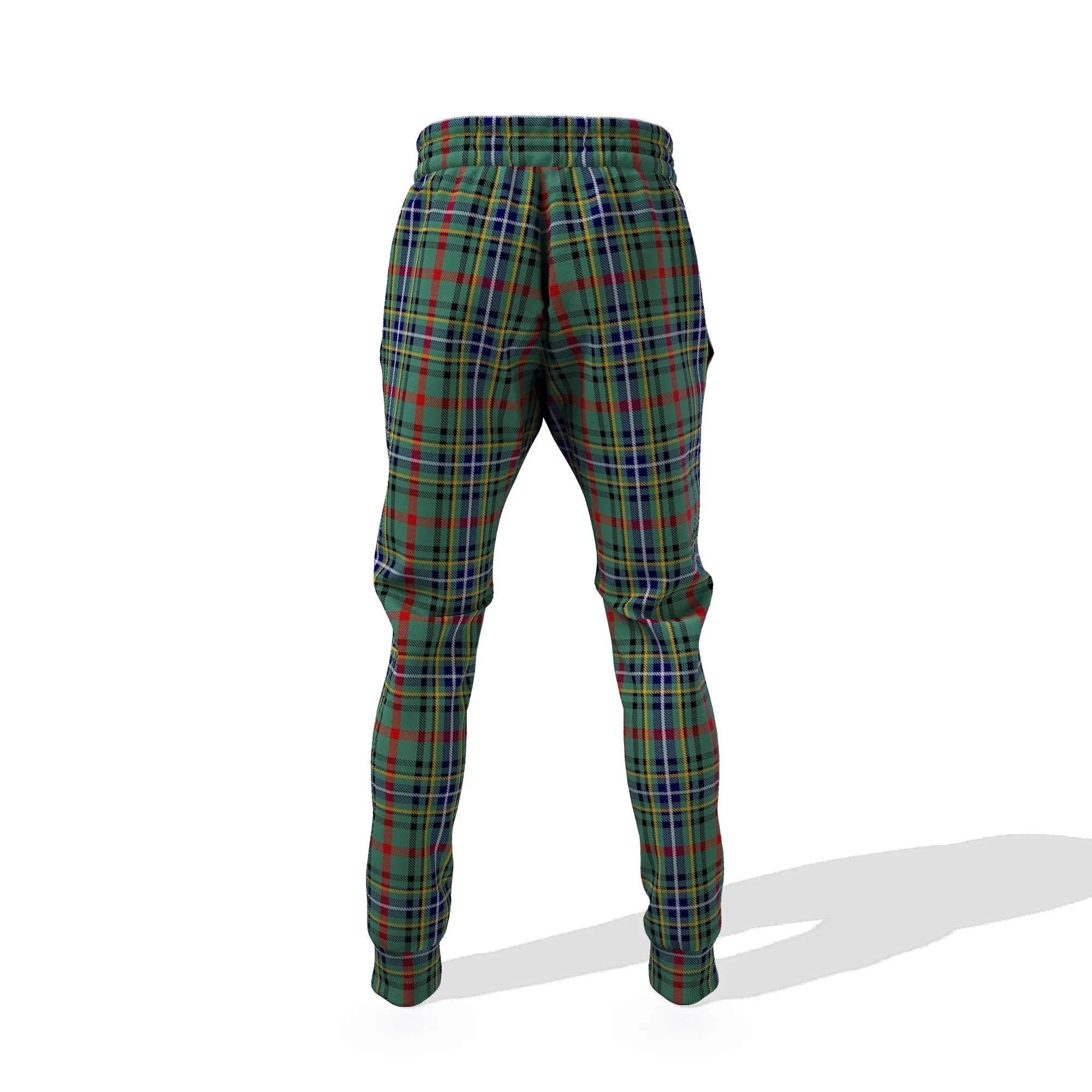 Bisset Tartan Joggers Pants with Family Crest