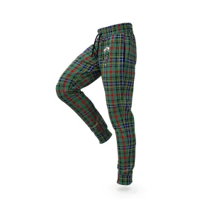 Bisset Tartan Joggers Pants with Family Crest