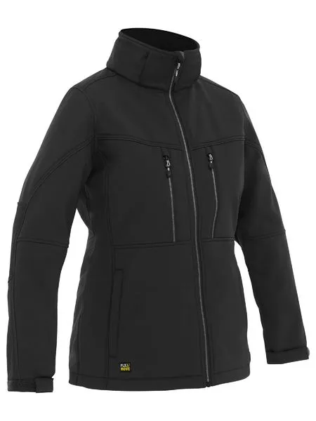 BJL6570 Bisley Women's Flex & Move Hooded Softshell Jacket