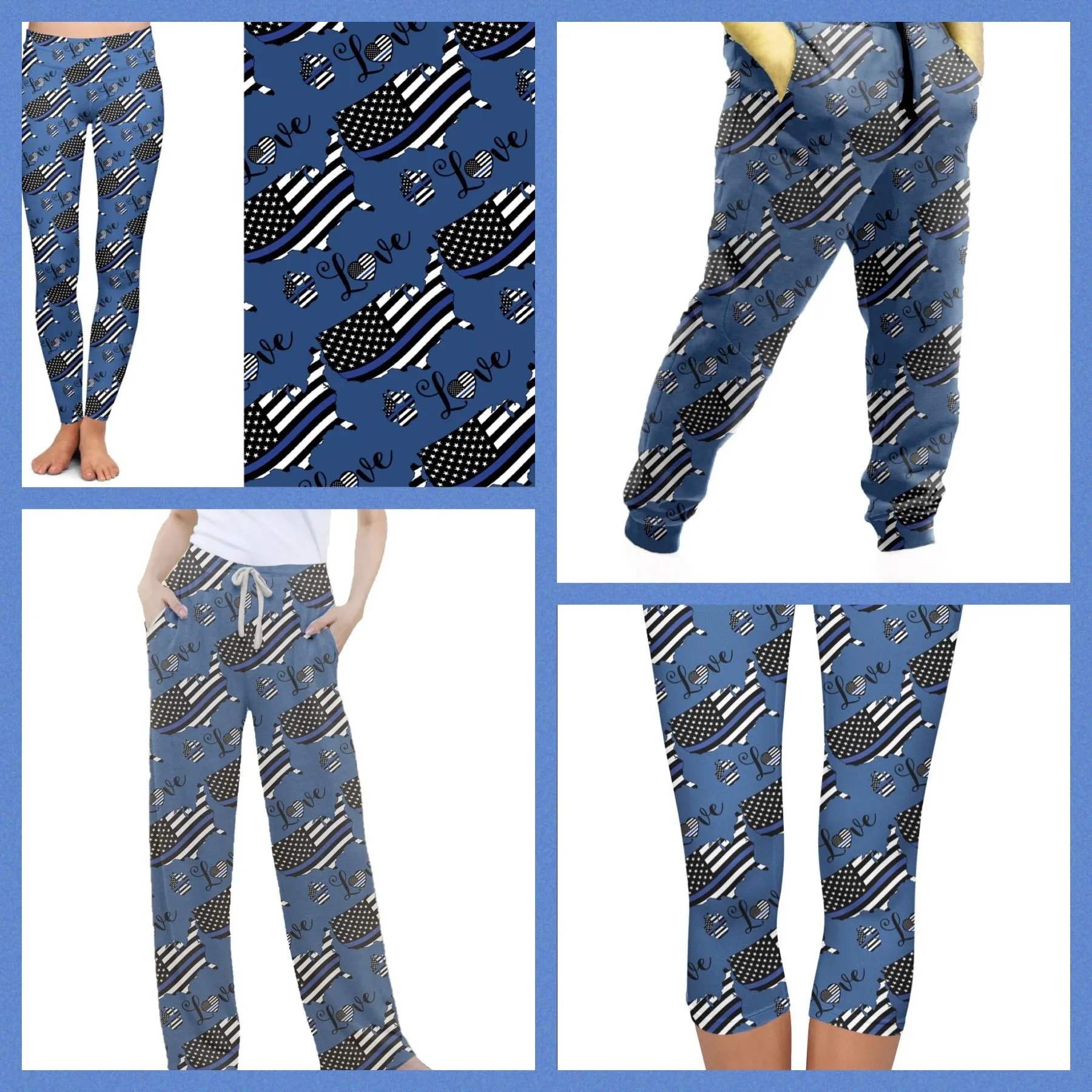 Blue Line Legging, Lounge Pants and Joggers