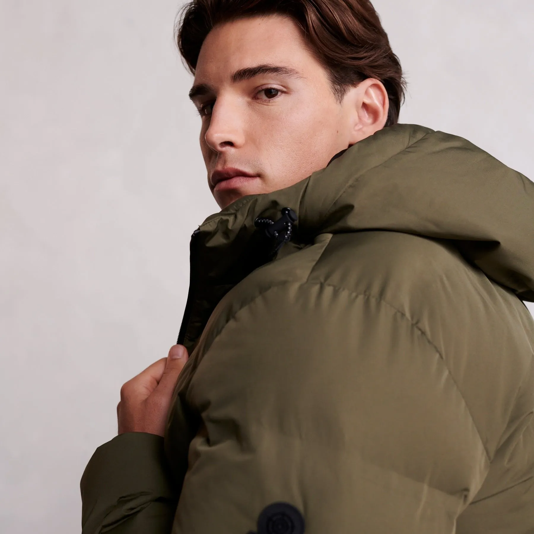 Brinkley Mens  Parka - Khaki