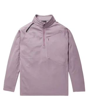 Burton Multipath Grid 1/4 Zip Fleece - Elderberry - 2023