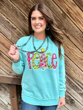 Callie Ann Stelter Christmas Peace Sweatshirt