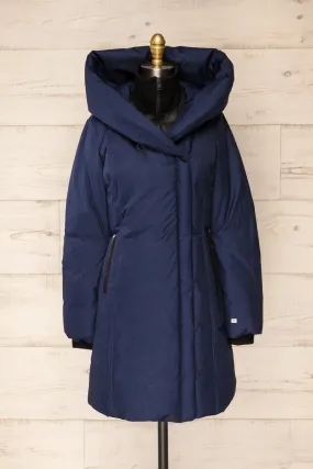 Camelia Navy | Navy Quilted Parka