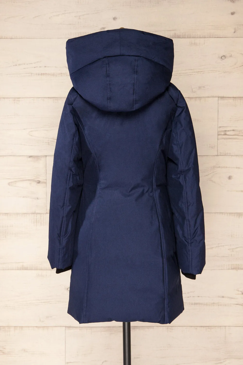 Camelia Navy | Navy Quilted Parka