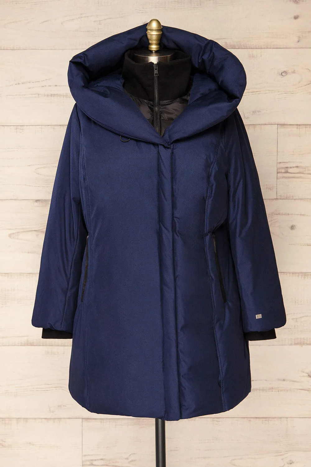 Camelia Navy | Navy Quilted Parka