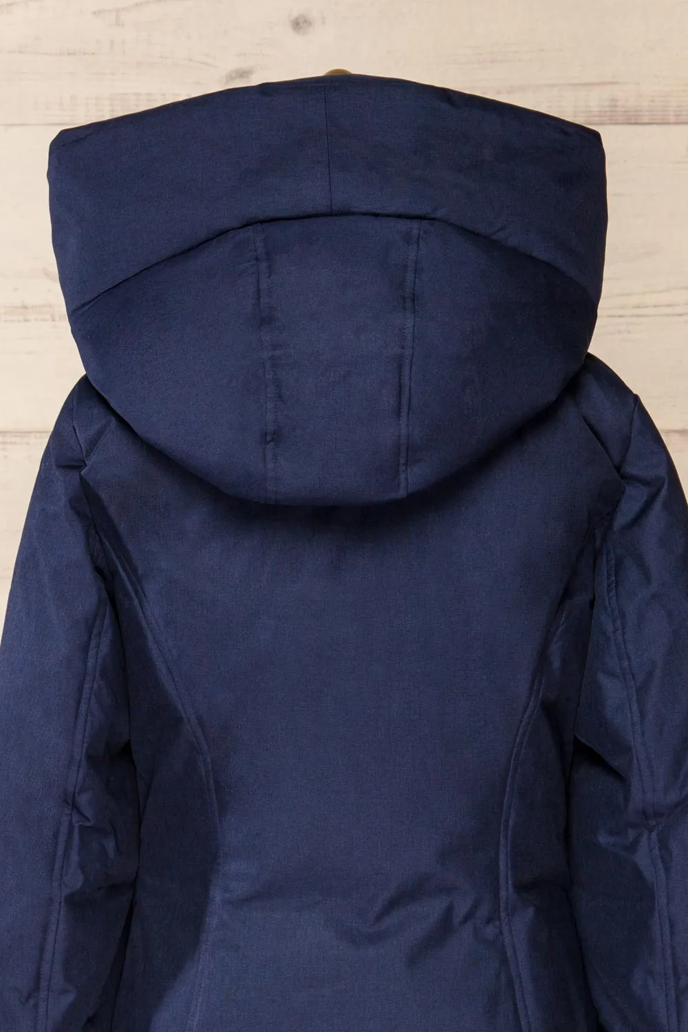 Camelia Navy | Navy Quilted Parka