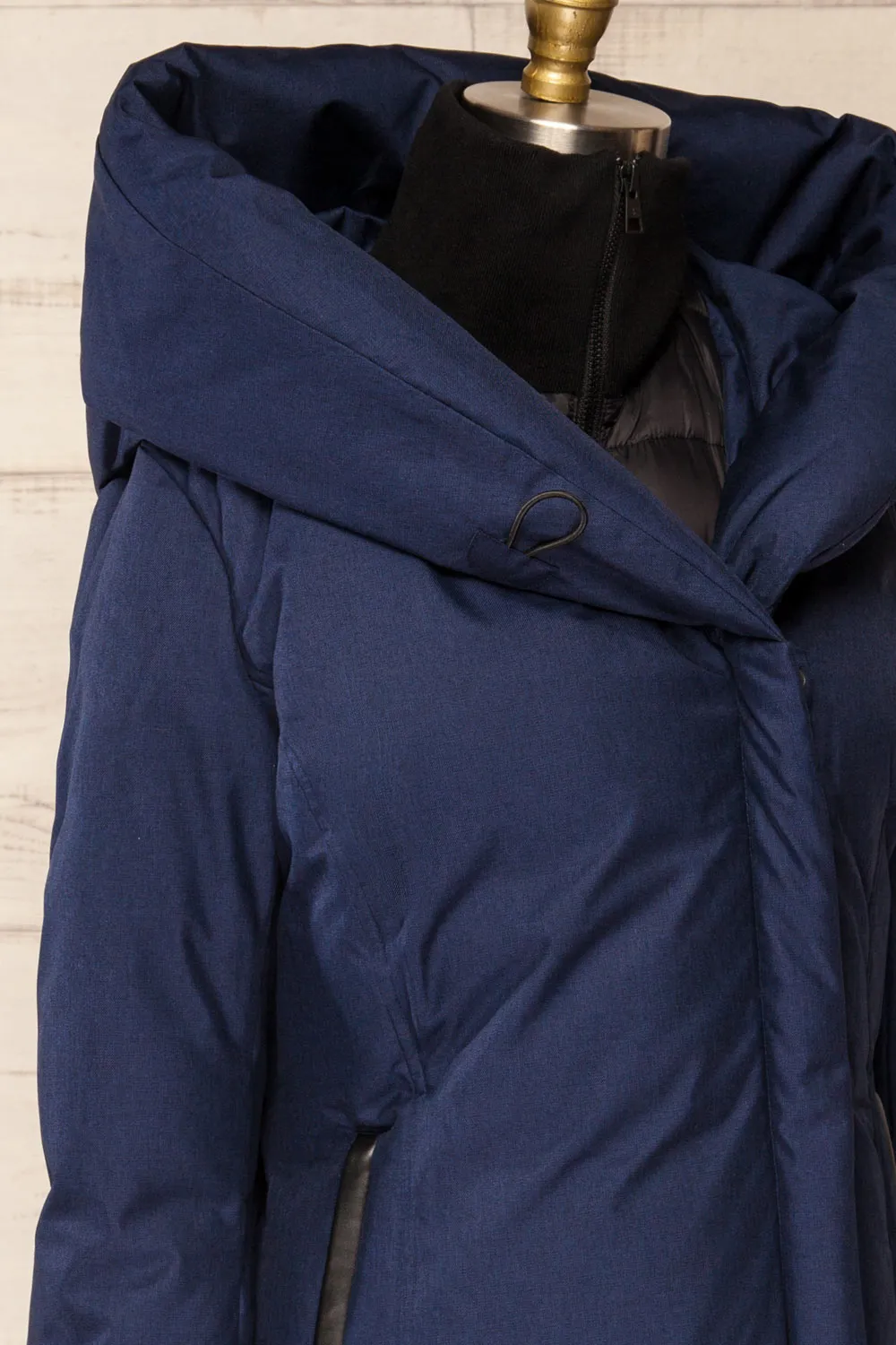 Camelia Navy | Navy Quilted Parka