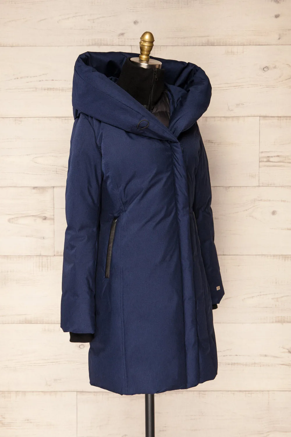 Camelia Navy | Navy Quilted Parka