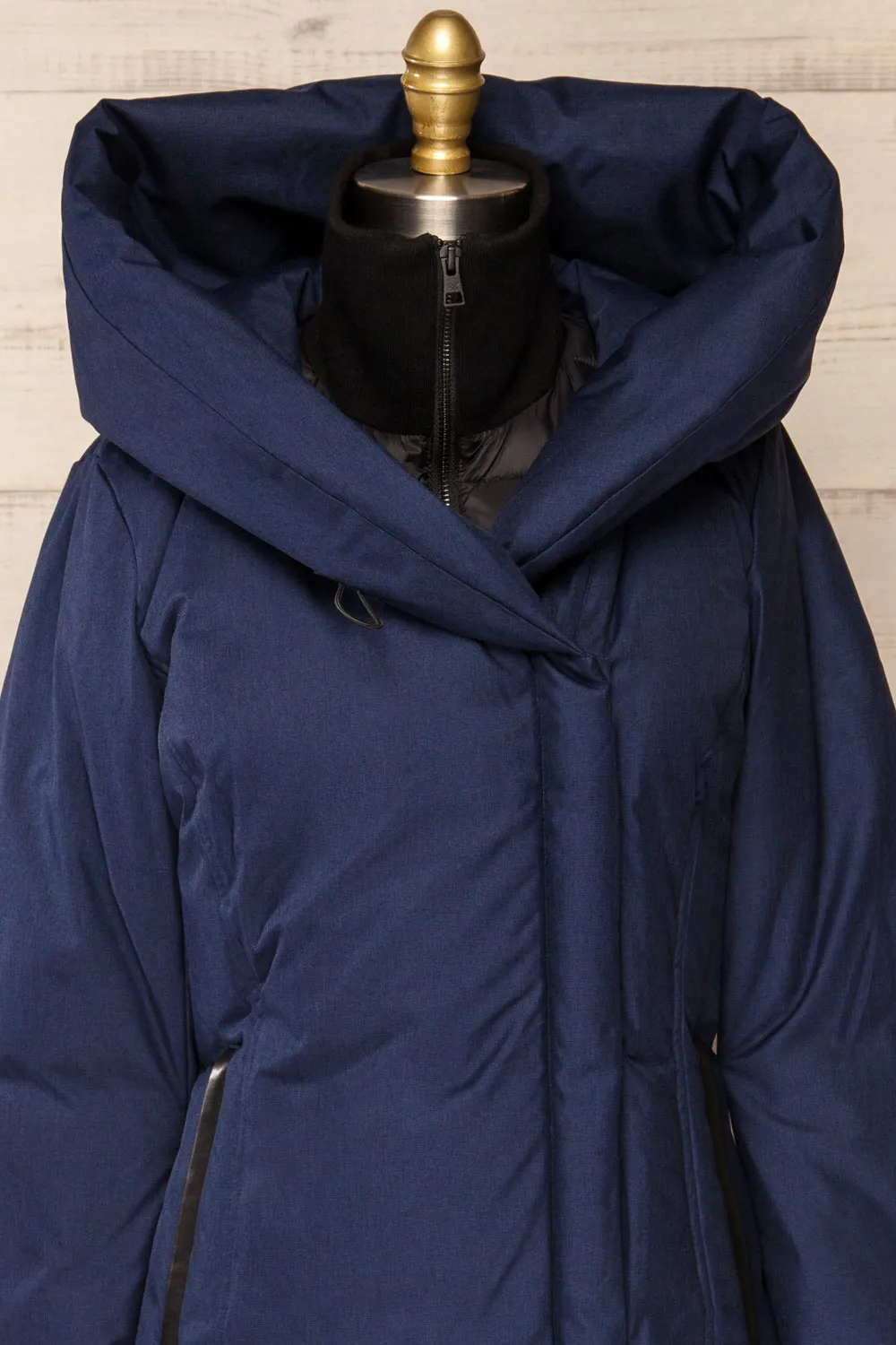 Camelia Navy | Navy Quilted Parka