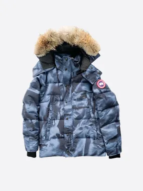 Canada Goose Blue Abstract Wyndham Parka