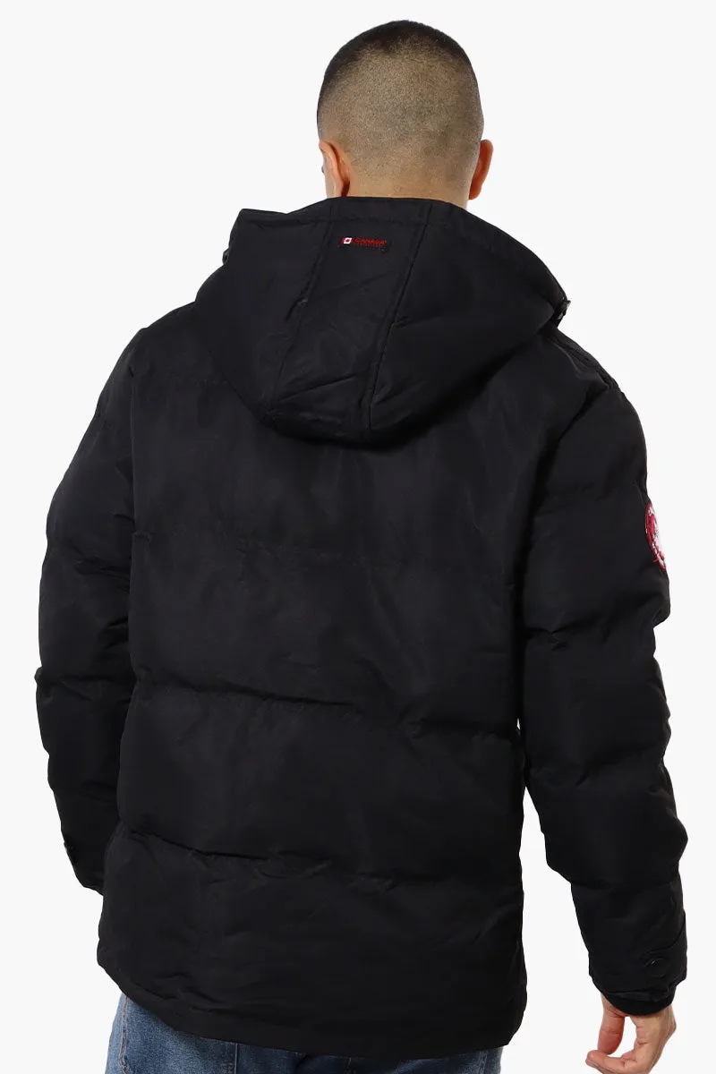 Canada Weather Gear 4 Pocket Bubble Parka Jacket - Black