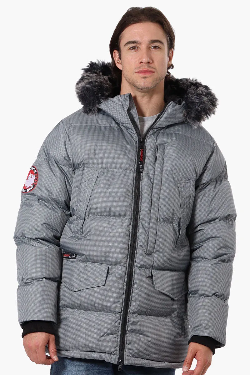 Canada Weather Gear Faux Fur Hood Parka Jacket - Grey