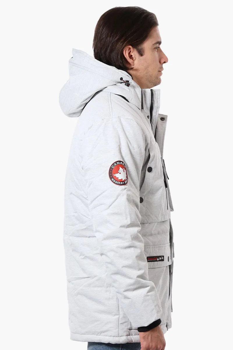 Canada Weather Gear Mouton Lined Parka Jacket - White