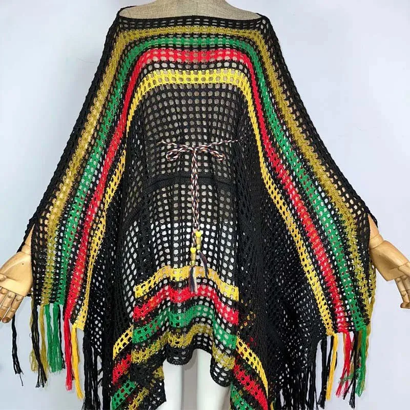 cape coast beach poncho