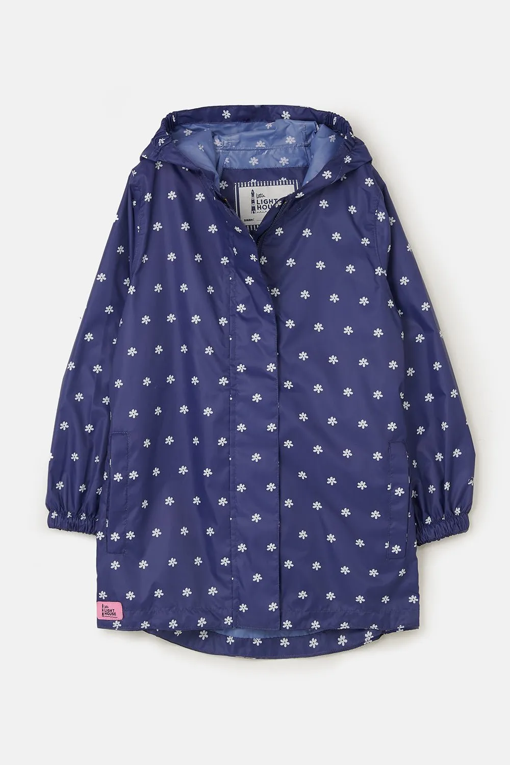 Cara Kids Rain Parka - Navy Floral