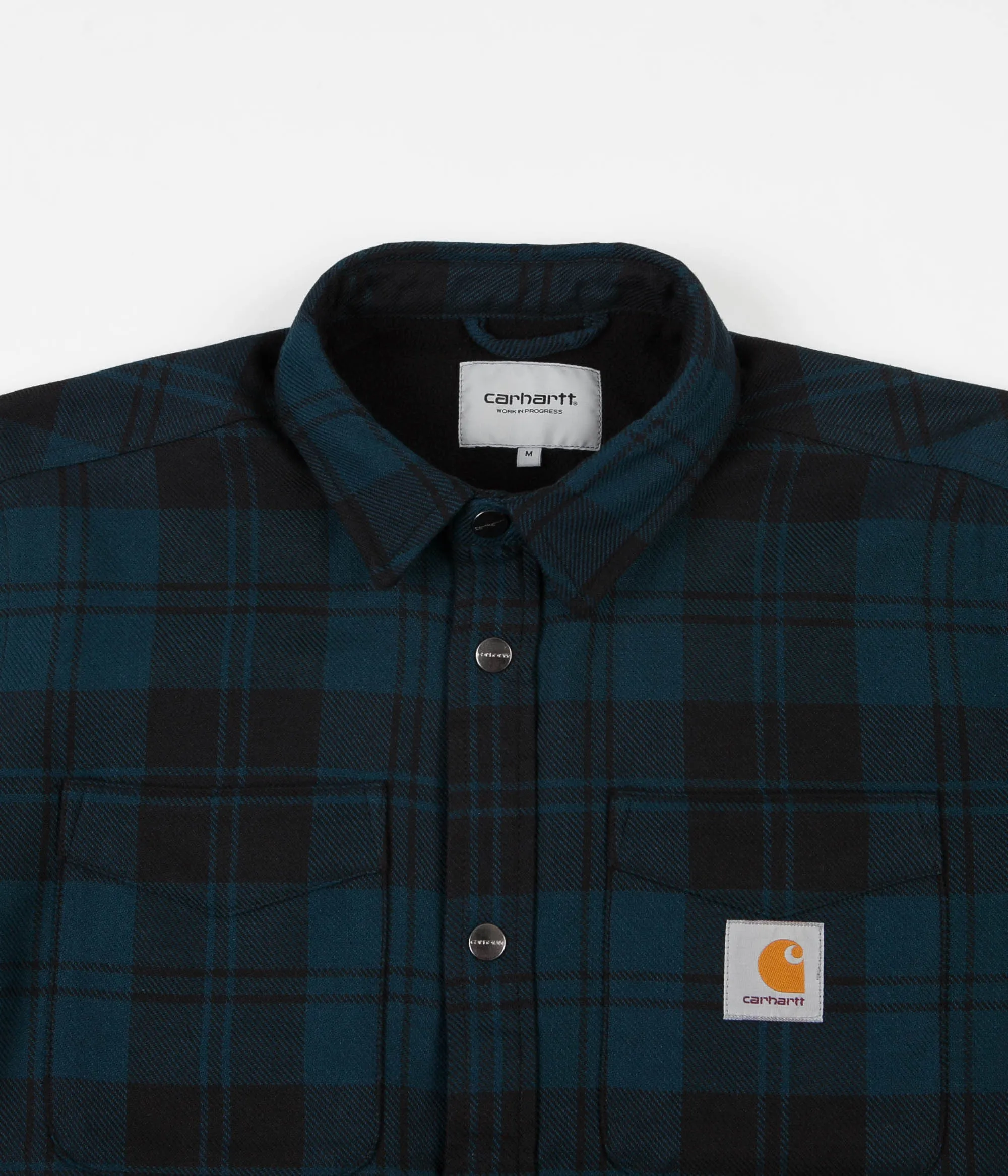 Carhartt Pulford Check Shirt Jacket - Duck Blue