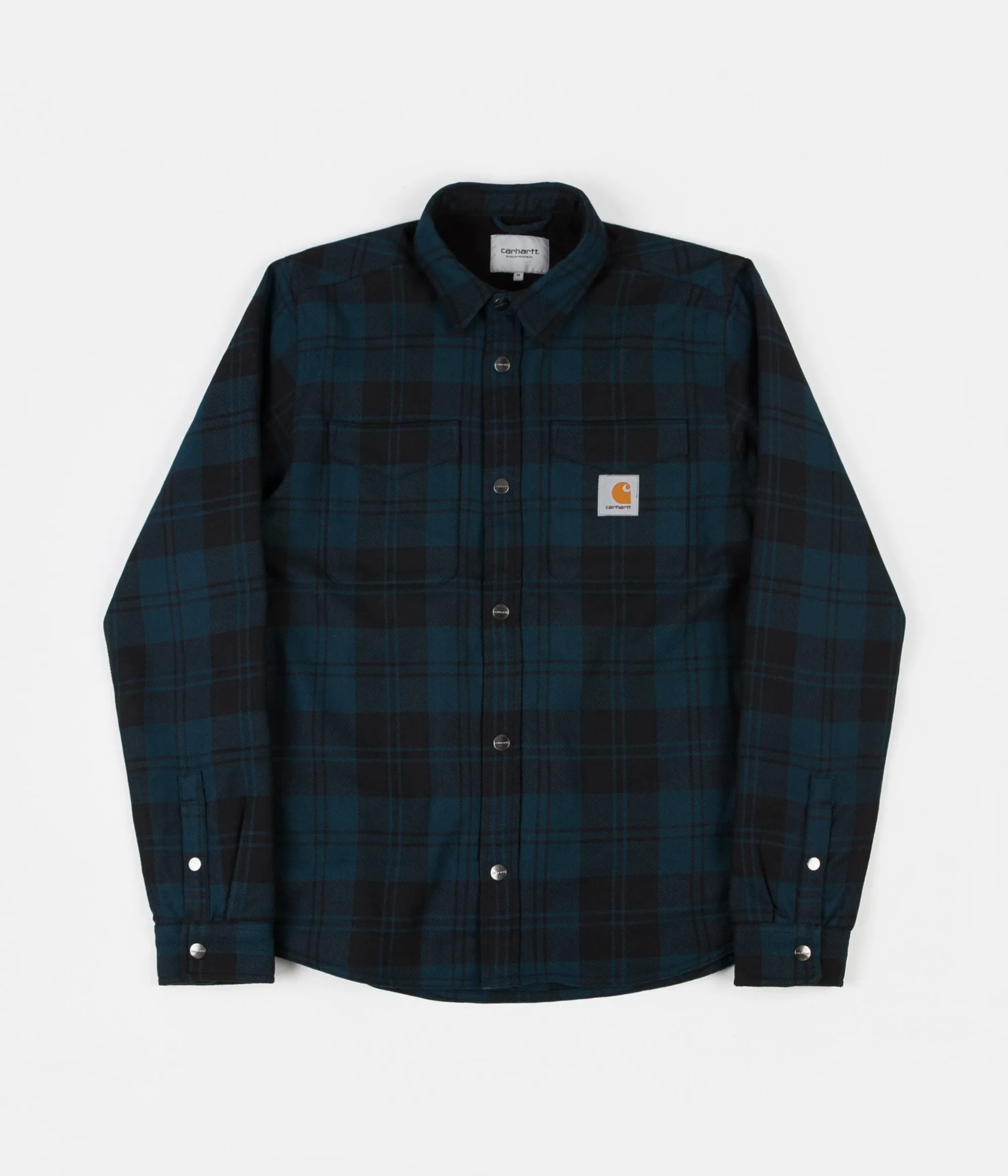 Carhartt Pulford Check Shirt Jacket - Duck Blue