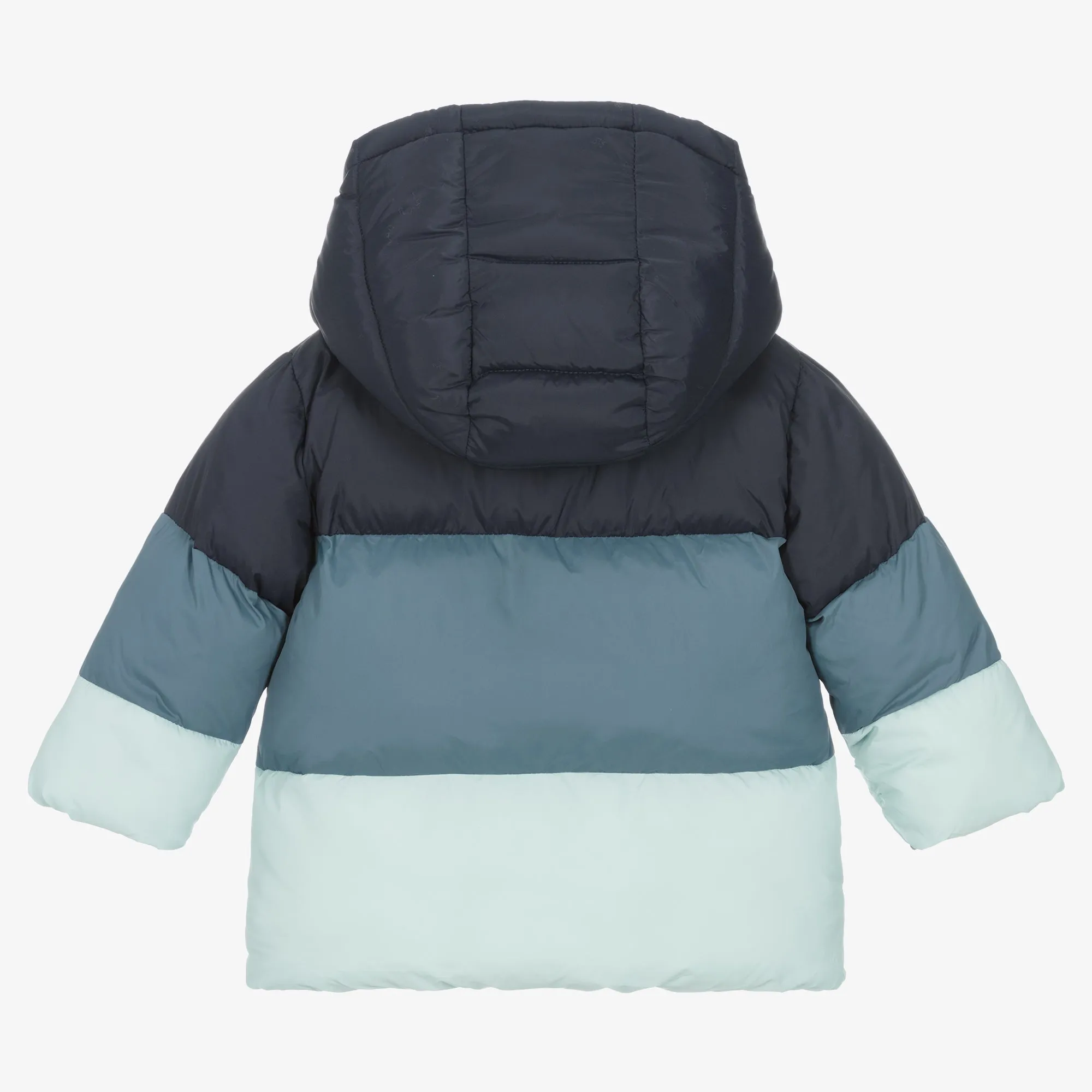 CARRÉMENT BEAU Baby Blue Hooded Puffer Jacket - 9M