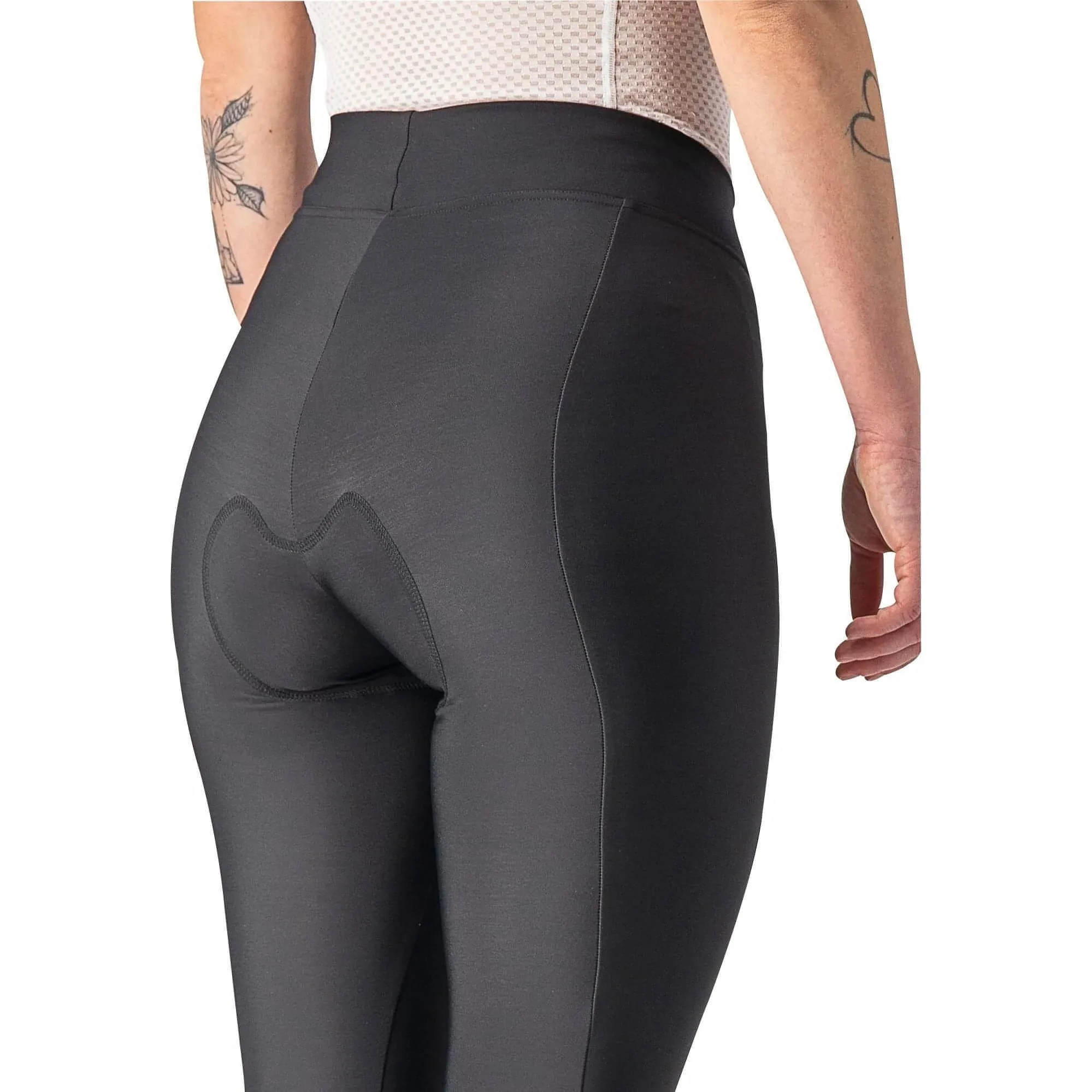 Castelli Velocissima Thermal Womens Long Cycling Tights - Black