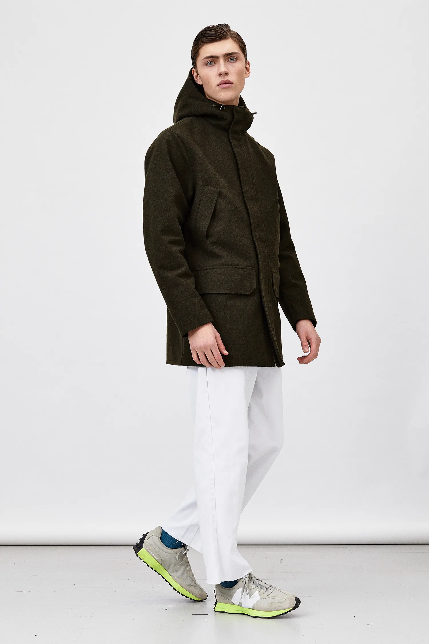 CHANDLER B MELTON TECHWOOL AW21 ARMY