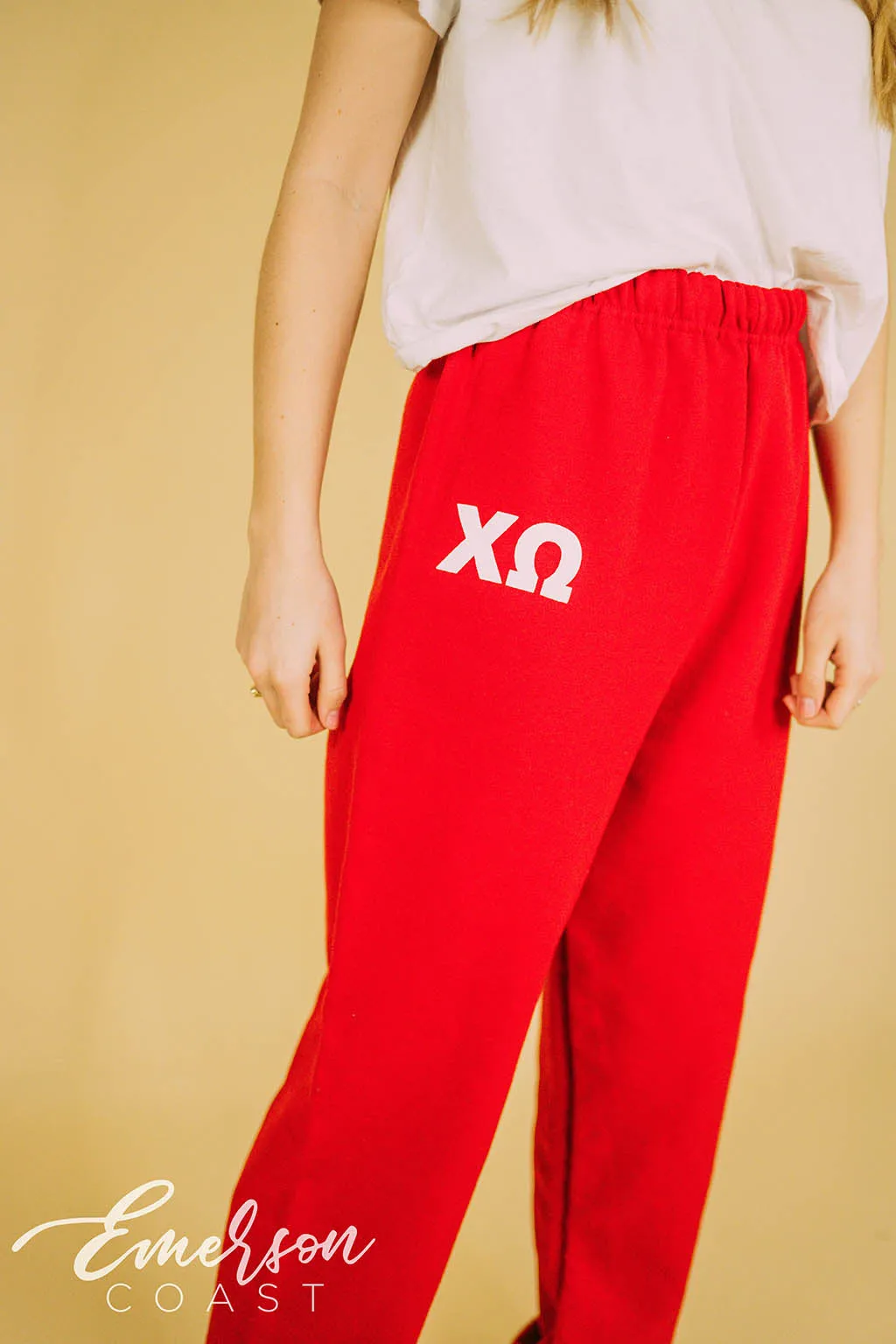 Chi O PR Red Joggers