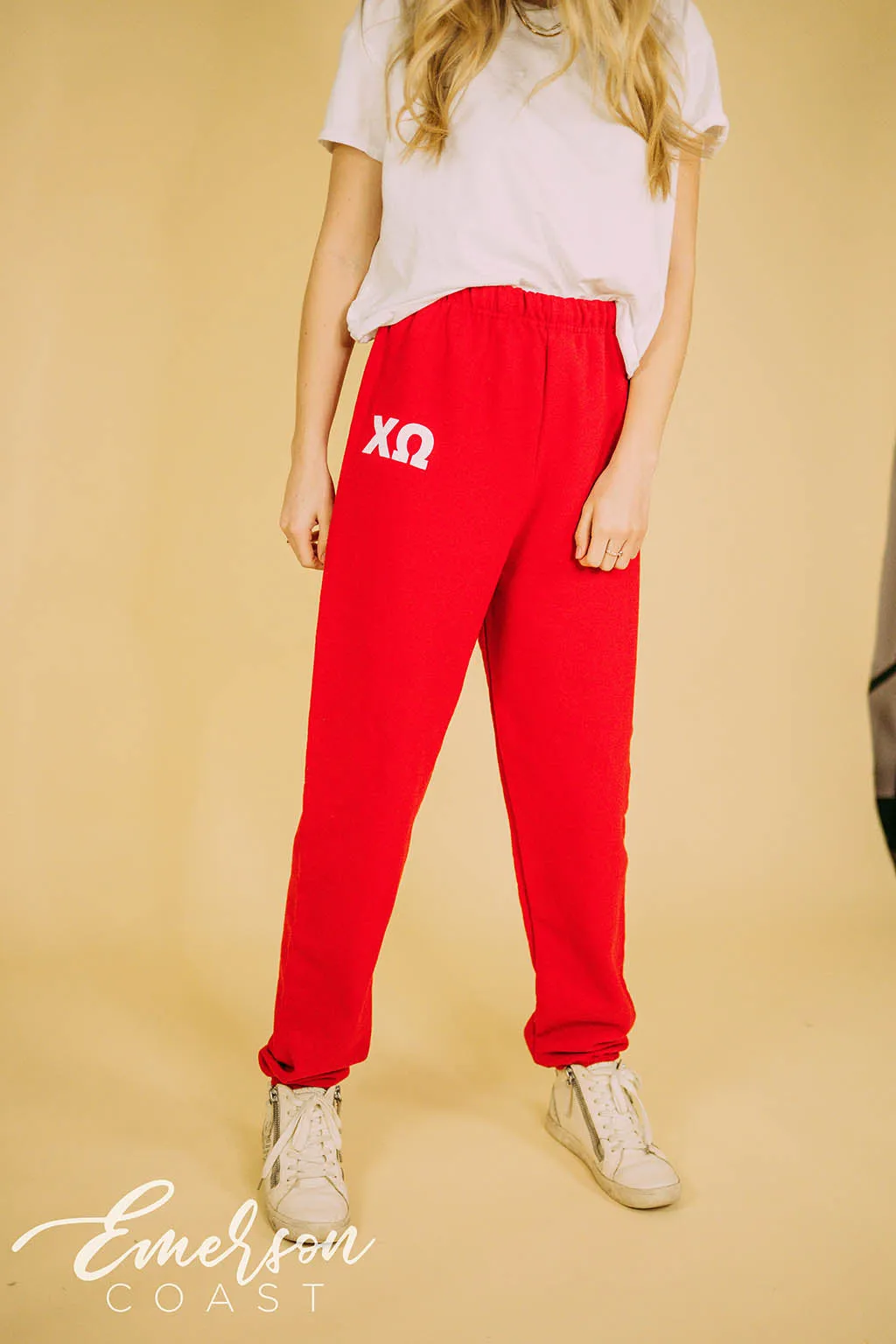 Chi O PR Red Joggers