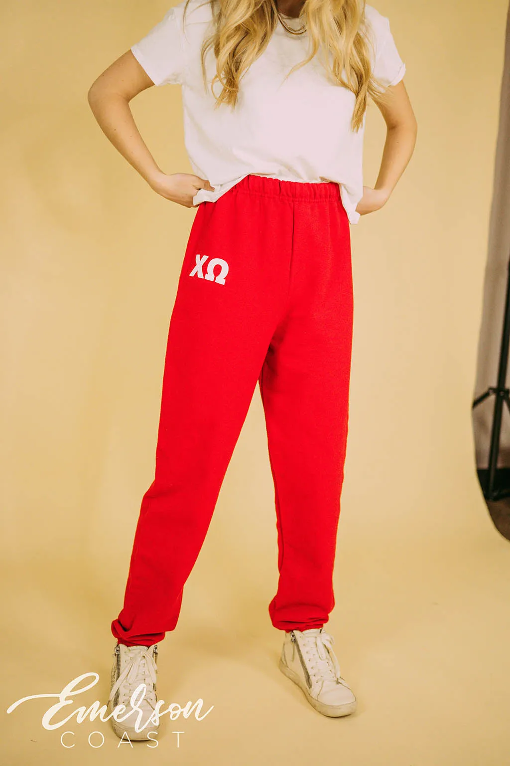 Chi O PR Red Joggers