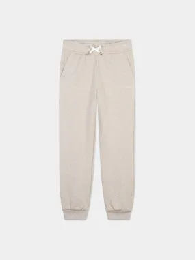 Chloé Girls Embroidered Joggers in Beige