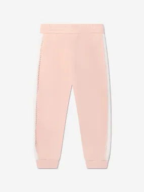 Chloé Girls Organic Cotton Joggers in Pink