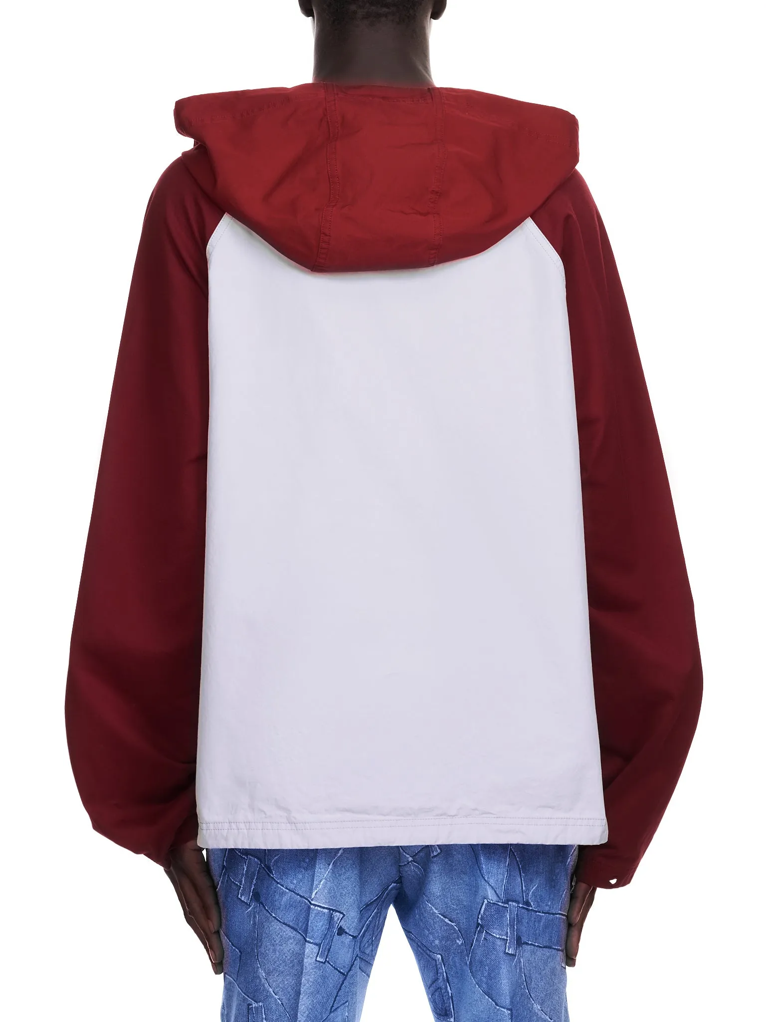 Colorblock Cotton Parka (CUMU0228QS-TCY67-BLUE-RED-LILA)