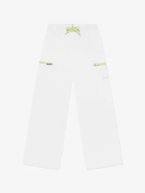 Converse Girls Utility Straight Leg Joggers in Ivory