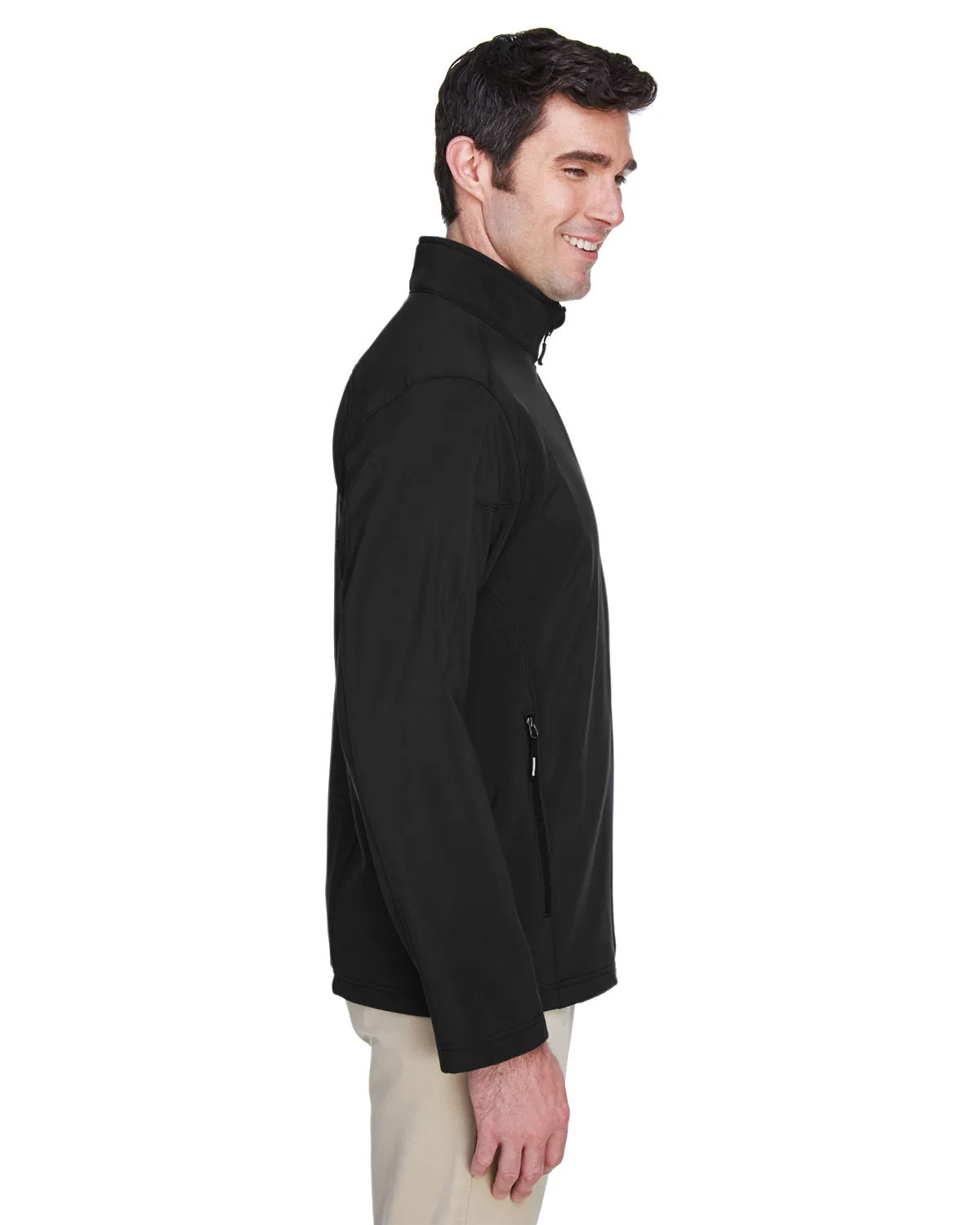 Core 365 88184 Men's Cruise Two-Layer Fleece Bonded SoftShell Jacket