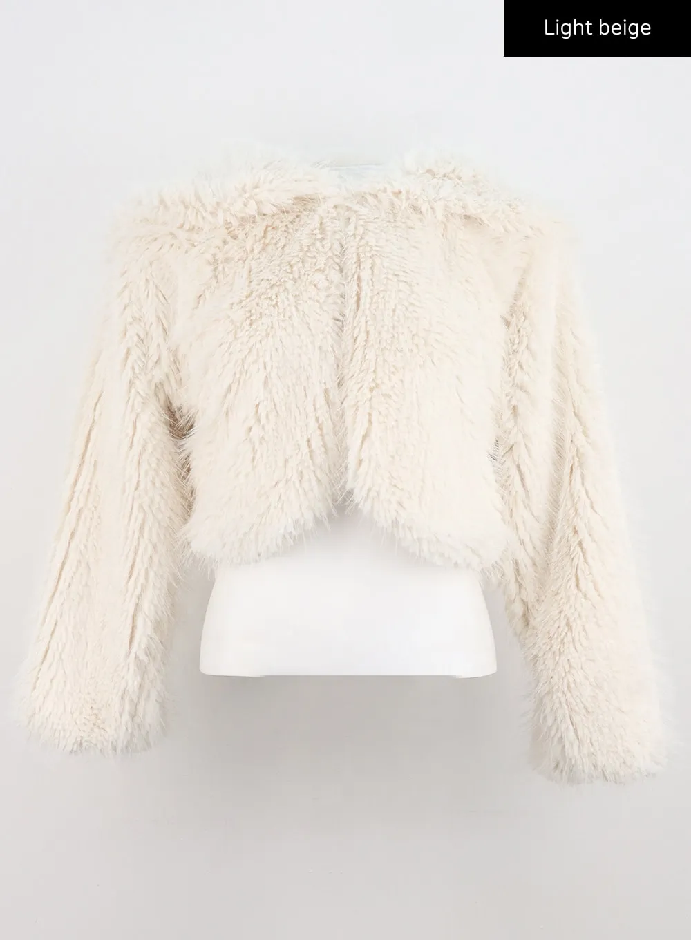 Crop Faux Fur Jacket CN314