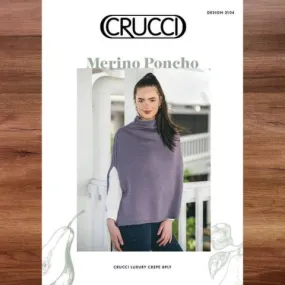 Crucci Pattern 2104 Merino Poncho